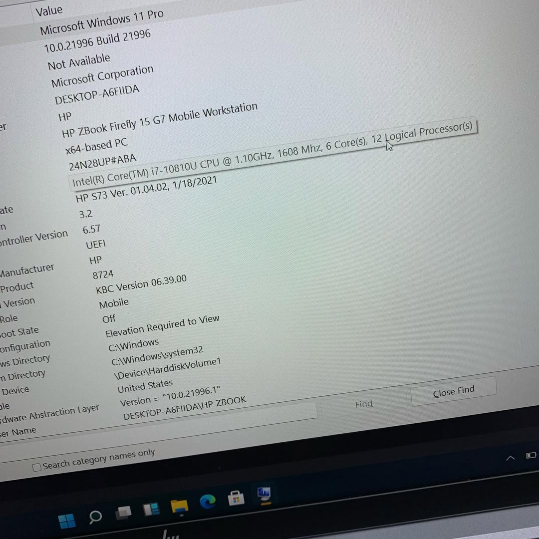 JKoss HP ZBook Firefly 15 G7 mobile workstation 10th gen – Image 4